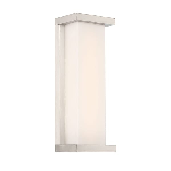 Dweled Case 14in LED Indoor and Outdoor Wall Light 3000K in Stainless Steel WS-W478 - main